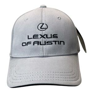 Lexus of Austin Gray Baseball Adjustable Hat Cap Texas Luxury Car New